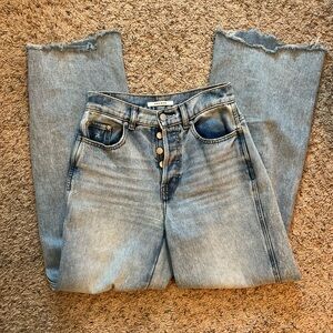 PACSUN LIGHT WASH DENIM WIDE LEGGED JEANS FOR HOT GIRLS ONLY‼️